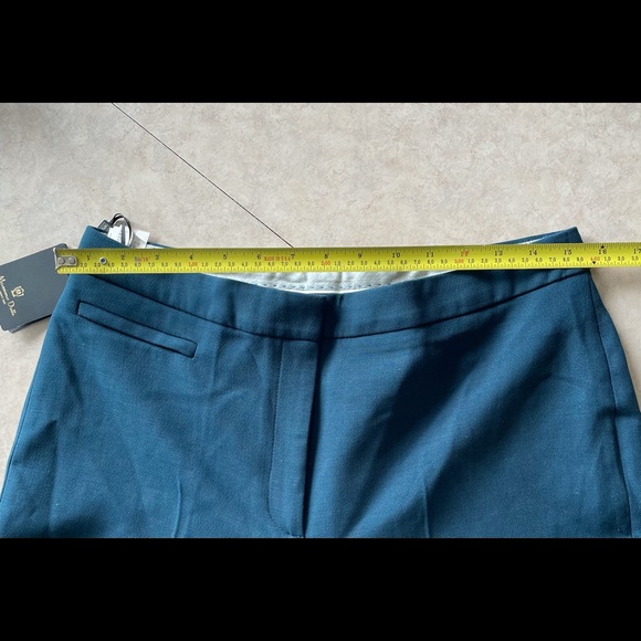 Massimo Dutti Teal Dress Pants - Picture 7 of 9